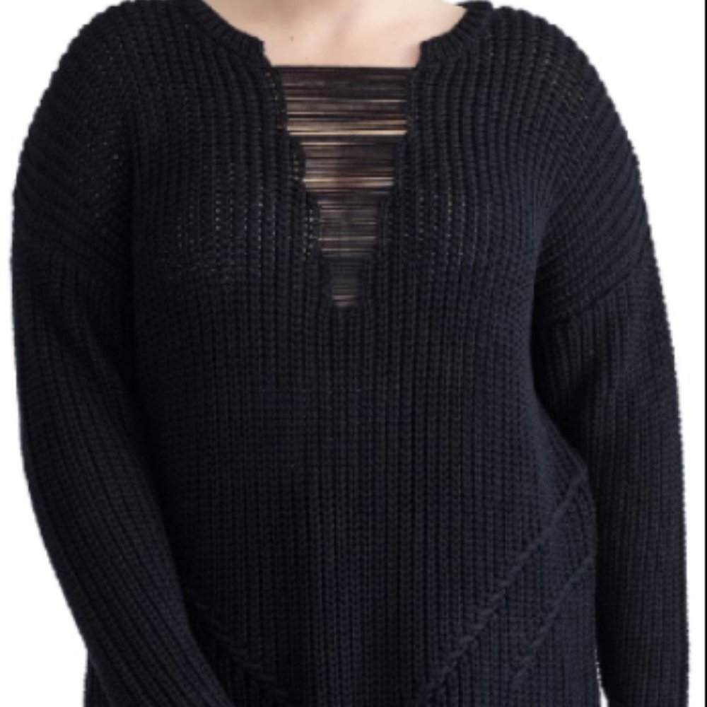 NWT Rachel Roy Shredded Rina Sweater